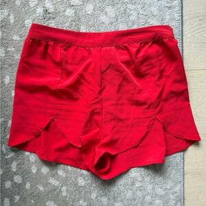 Red Women's Shorts
